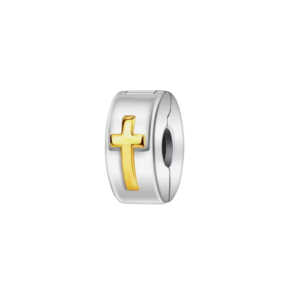 Faithful Reminder Cross Clip Charm
