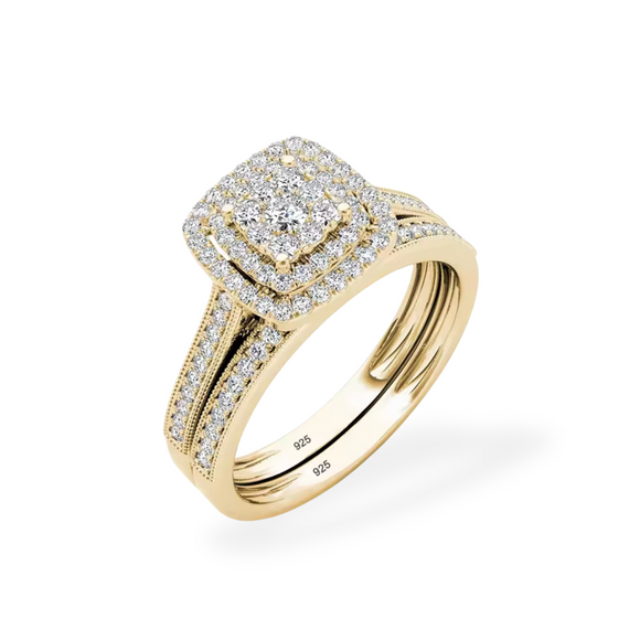 Esther Ring – Gold Cushion Ring