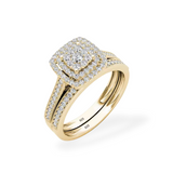 Esther Ring – Gold Cushion Ring