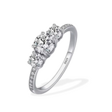 The Trinity Ring – Three-Stone Promise Ring