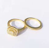 Esther Ring – Gold Cushion Ring